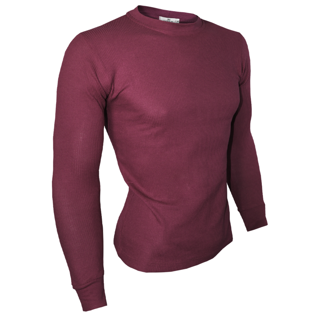 Playera Waffle Cuello Redondo Lisa #A036