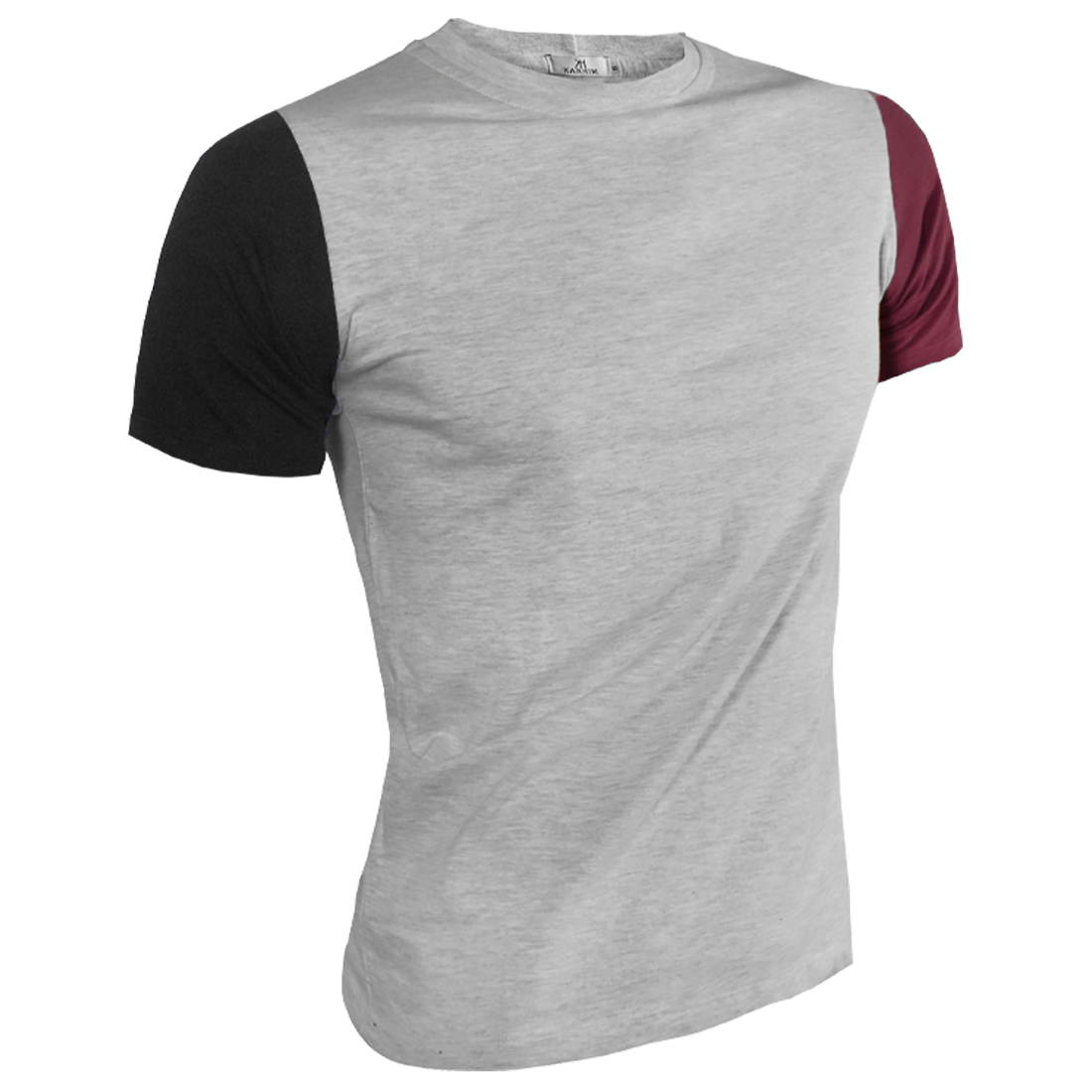 Playera Cuello Redondo Manga Corta Combinada #A045