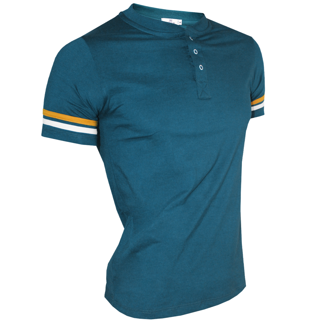 Playera Con Broches Manga Corta Con Tiras #A046