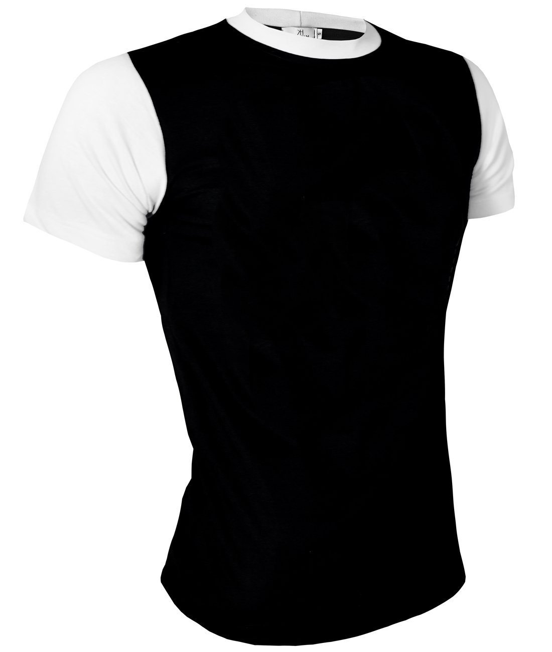 Playera Manga Corta Mangas Diferente Color #A076