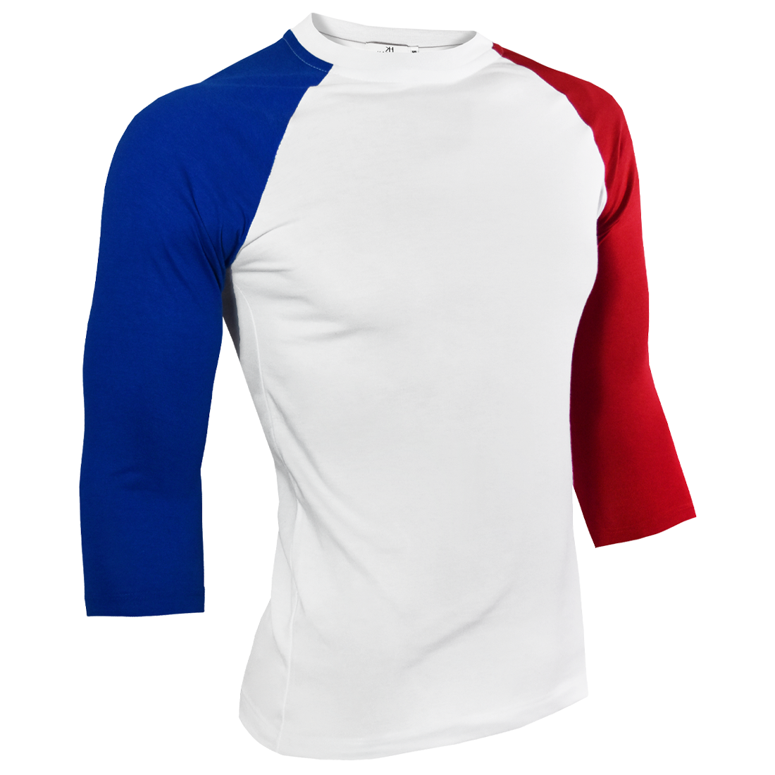 Playera Beisbolera Manga 3/4 Manga Ranglan Mangas Diferente Color