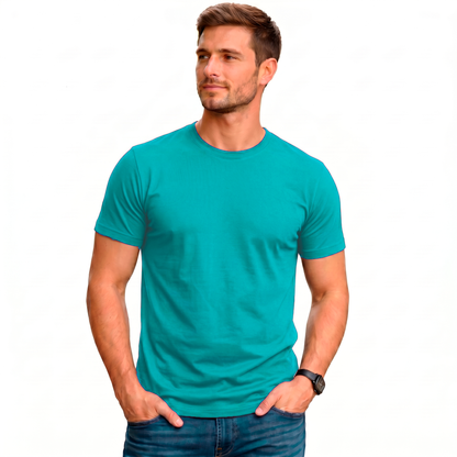 Playera Cuello Redondo Lisa Ideal Para Estampar#A016