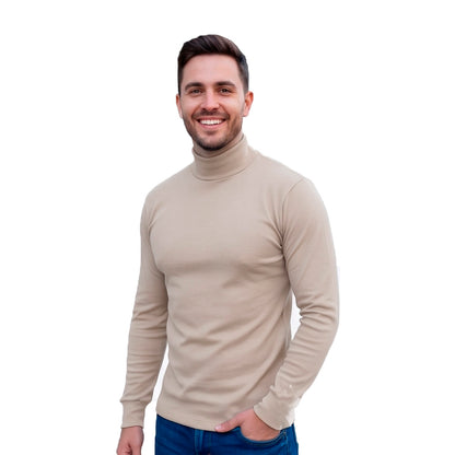 Playera Cuello Alto Lisa Para Caballero #A025