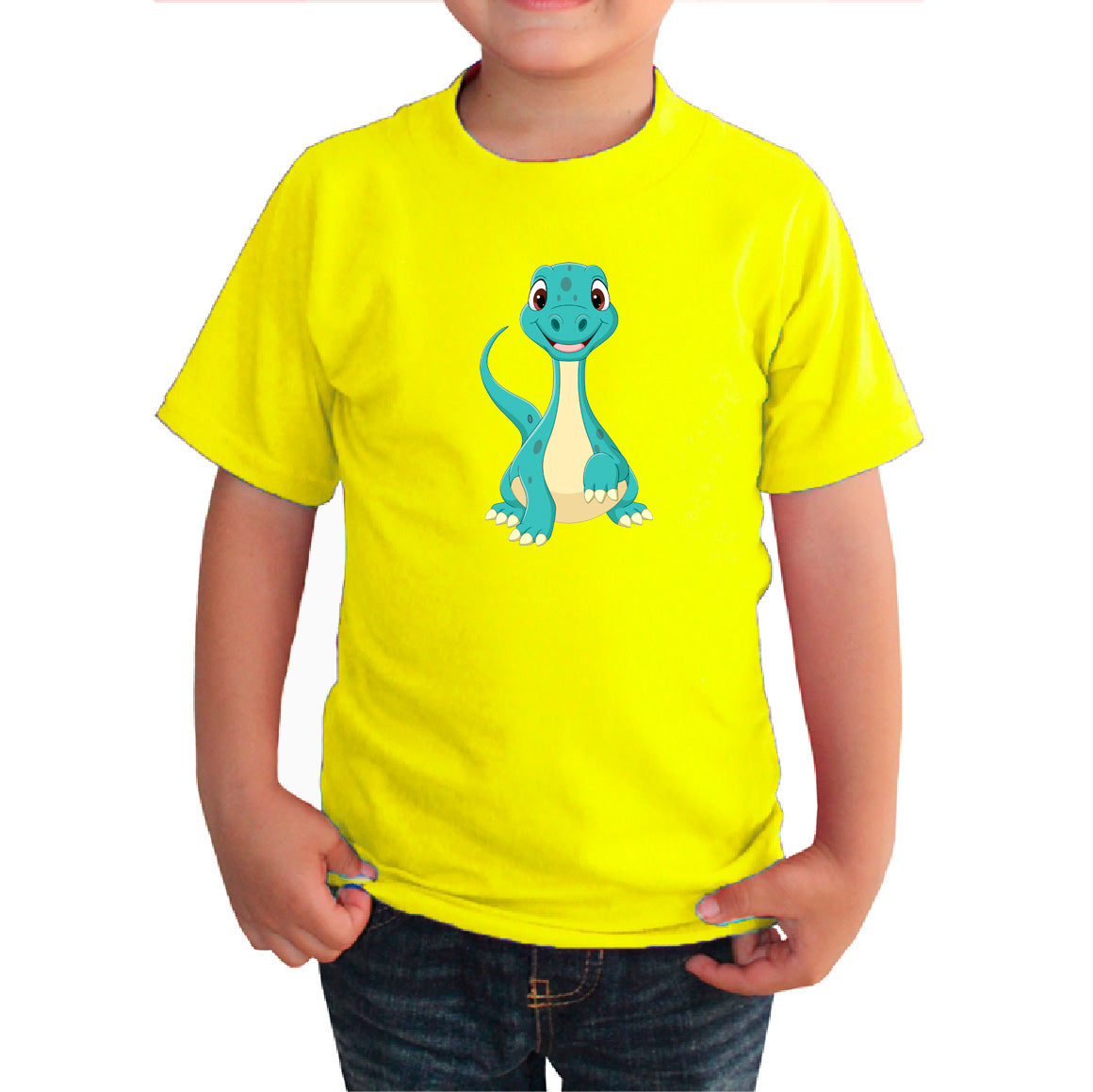 Playera Dinosaurios Para Niño Manga Corta #K016-D001