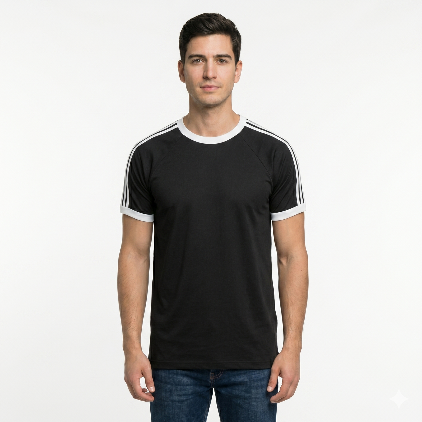 Playera Manga Ranglan Manga Corta Con Tiras En Hombros #A034