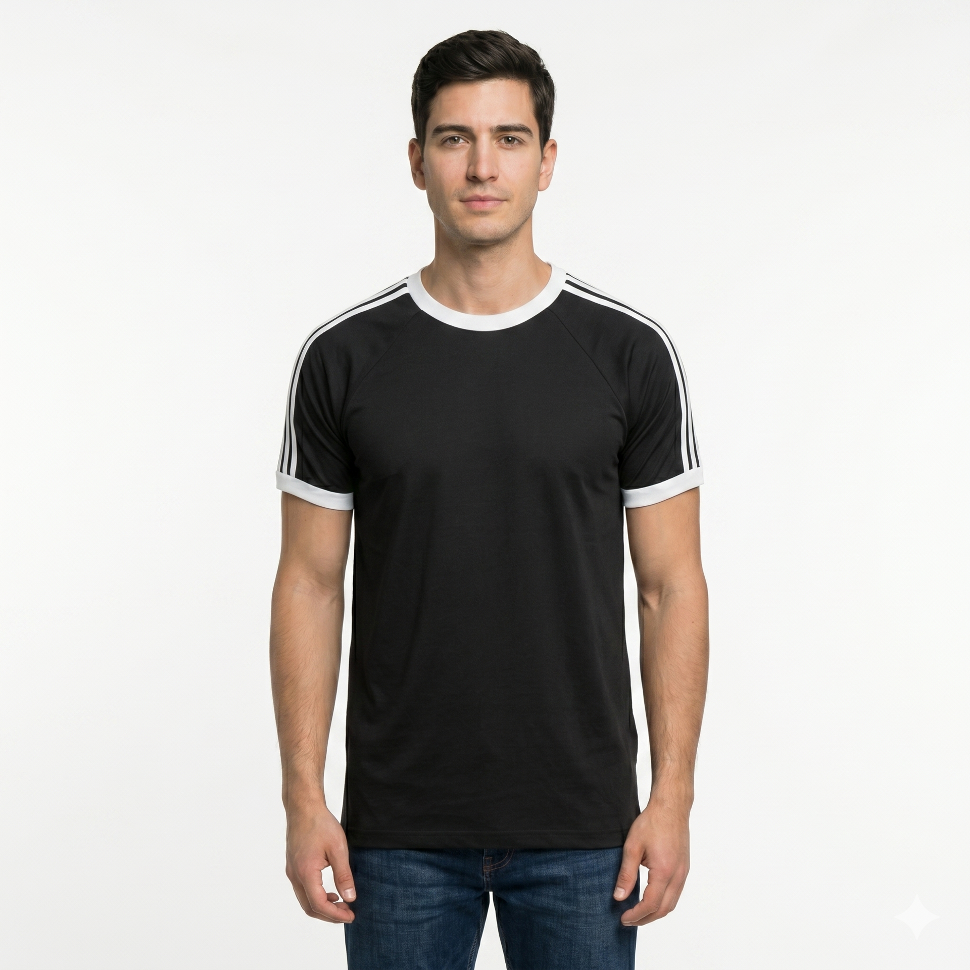 Playera Manga Ranglan Manga Corta Con Tiras En Hombros #A034
