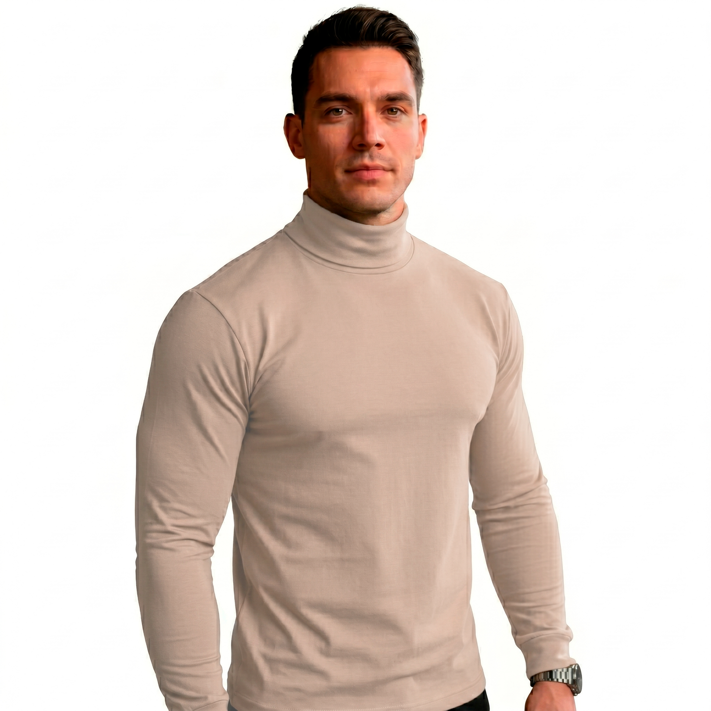 Playera Cuello De Tortuga Para Caballero #A001