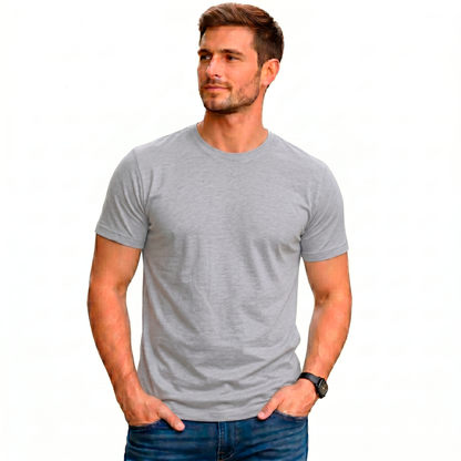 Playera Cuello Redondo Lisa Ideal Para Estampar#A016