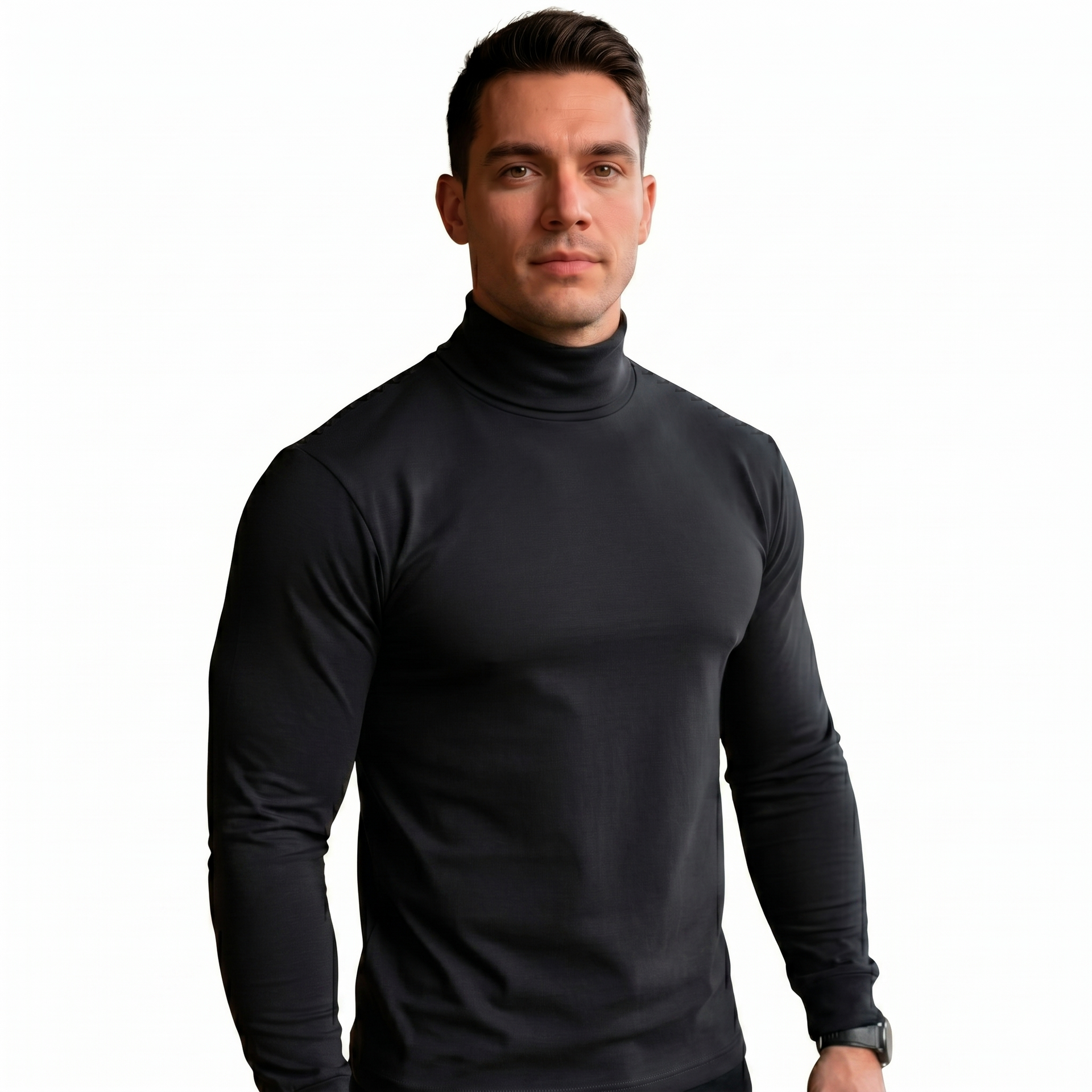 Playera Cuello De Tortuga Para Caballero #A001