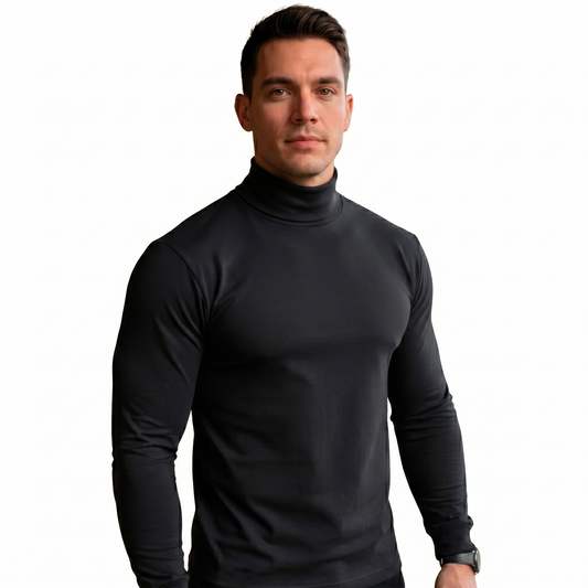 Playera Cuello De Tortuga Para Caballero #A001