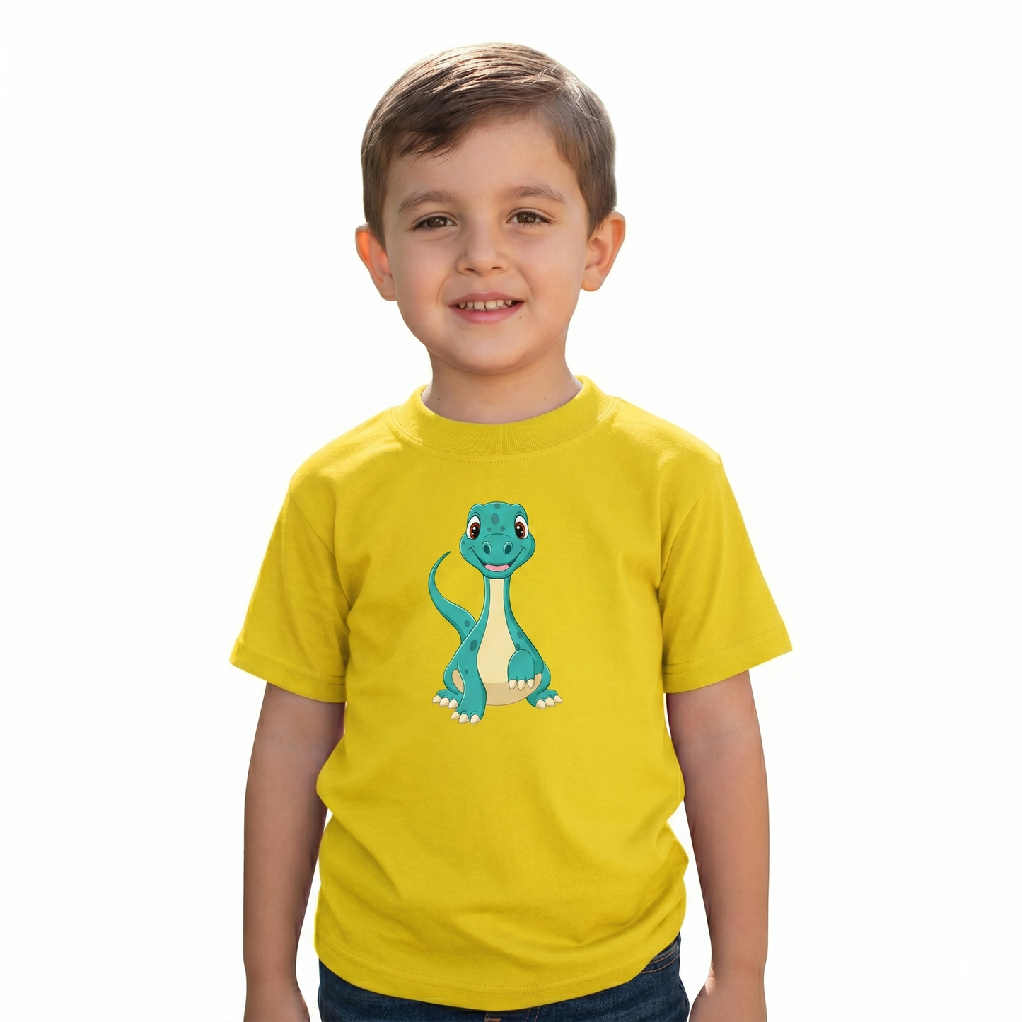Playera Dinosaurios Para Niño Manga Corta #K016-D001