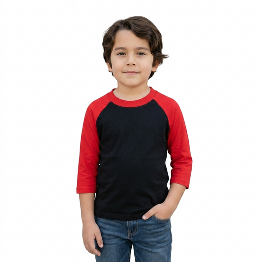 Playera Para Niño Manga 3/4 #K022