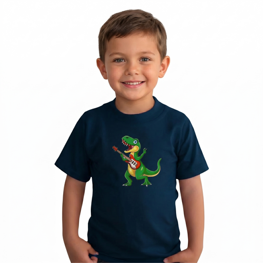 Playera Dinosaurios Para Niño Manga Corta #K016-D005