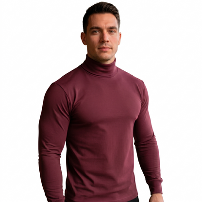 Playera Cuello De Tortuga Para Caballero #A001