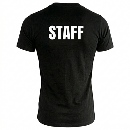 Playera Para Staff Cuello Redondo Estampada #A016