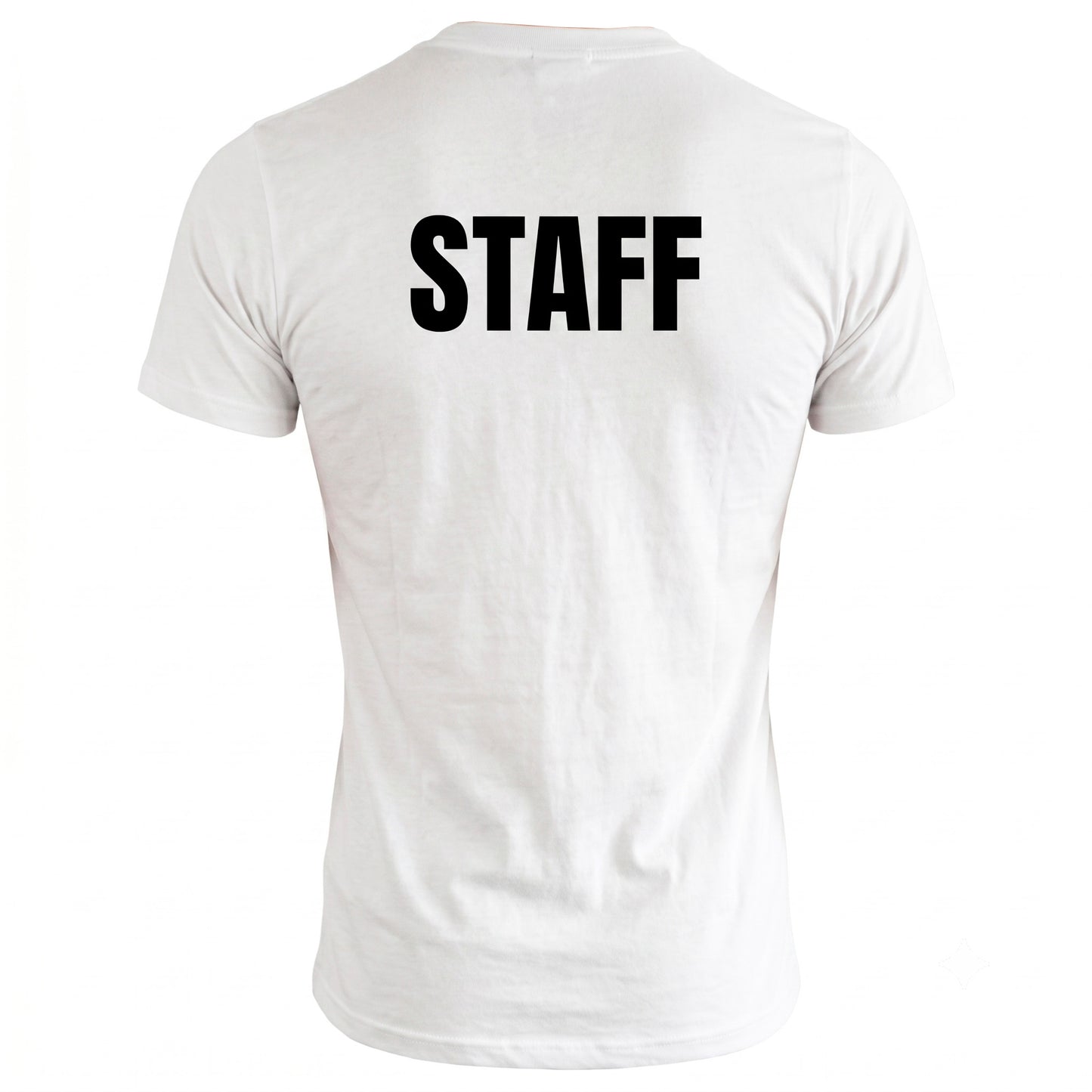 Playera Para Staff Cuello Redondo Estampada #A016