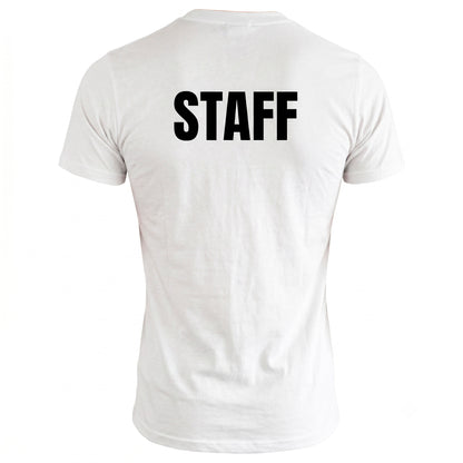 Playera Para Staff Cuello Redondo Estampada #A016