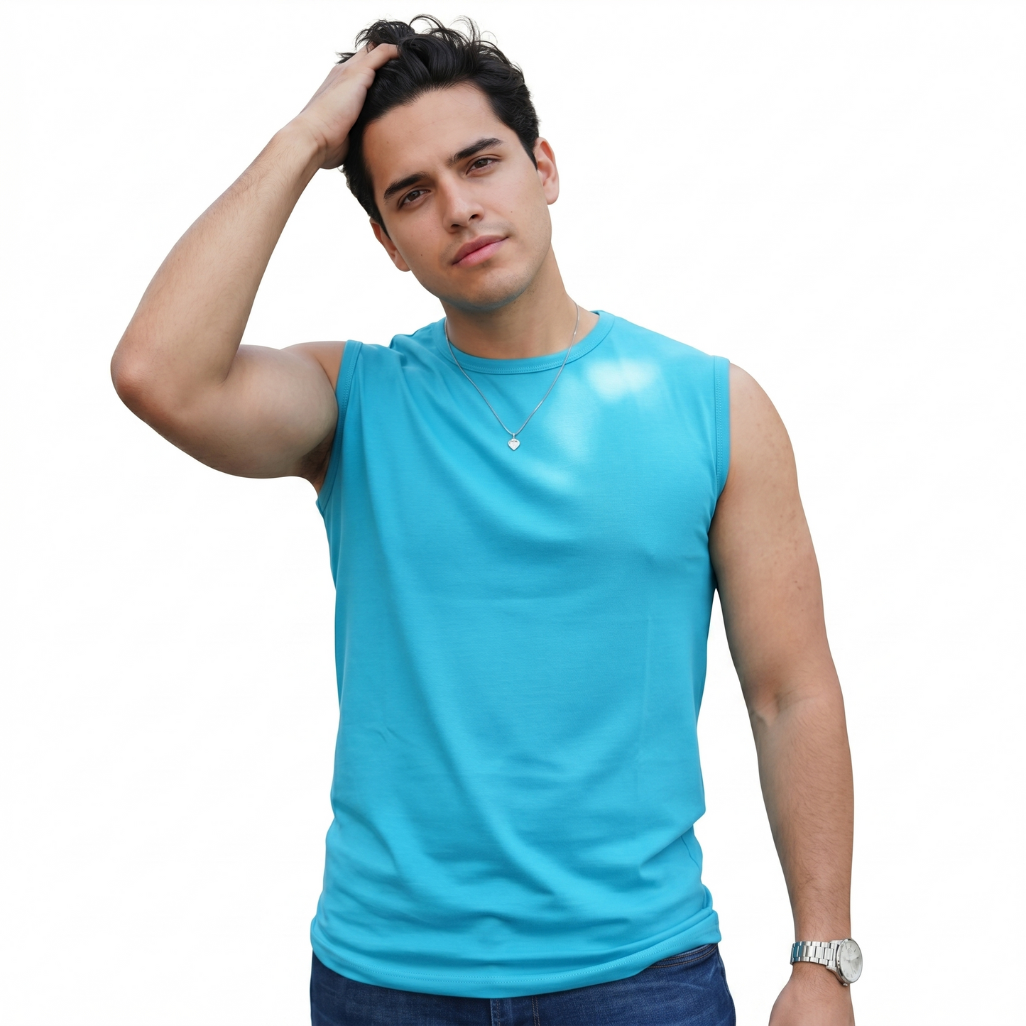 Playera Sin Mangas Shifon #A017
