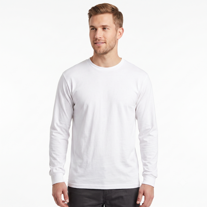 Playera Manga Larga Lisa de Shifon Con Puños #A135
