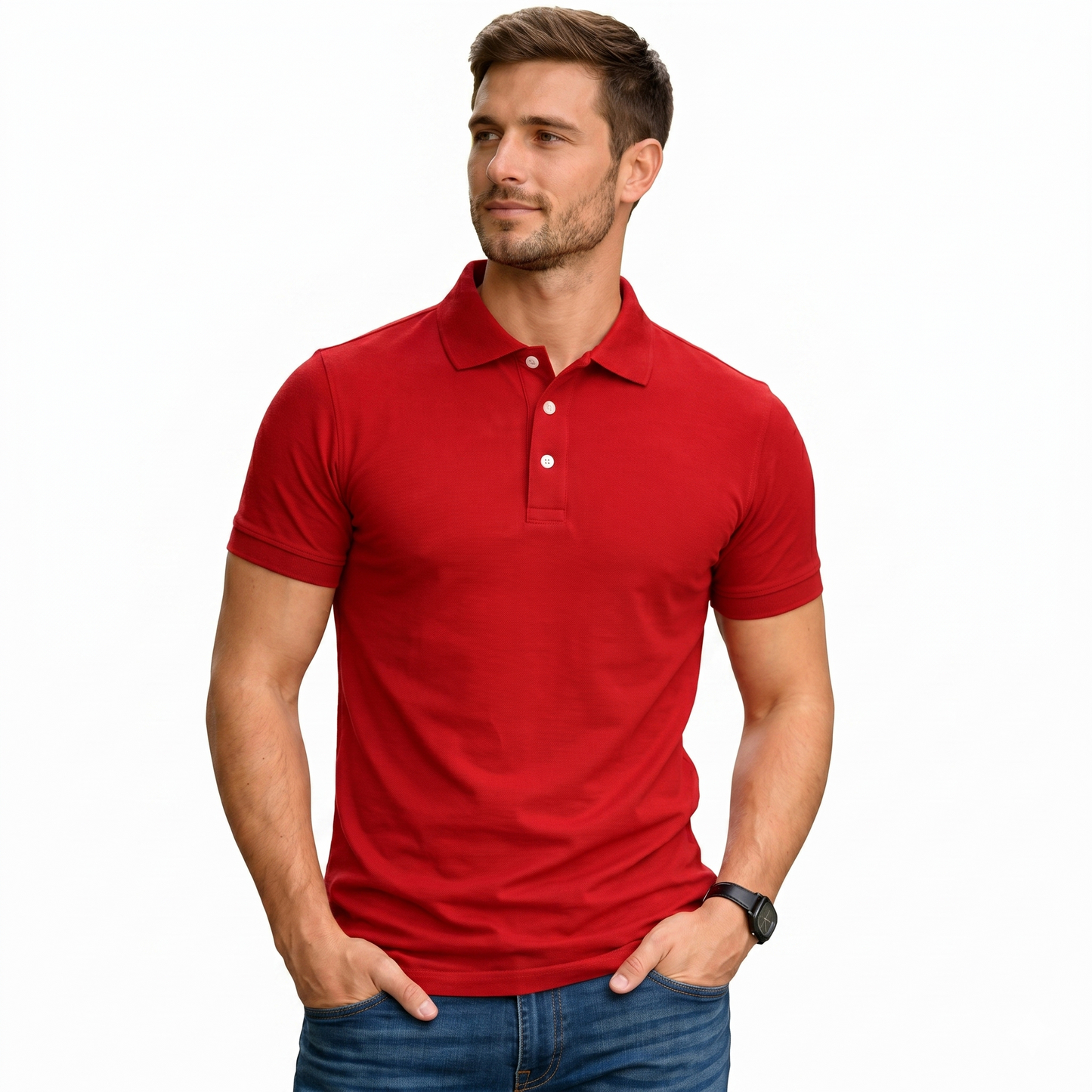Playera Tipo Polo Para Caballero #A099