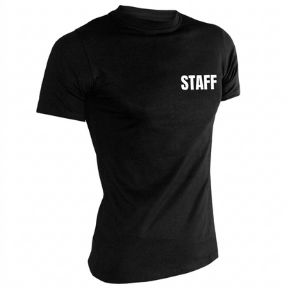 Playera Para Staff Cuello Redondo Estampada #A016