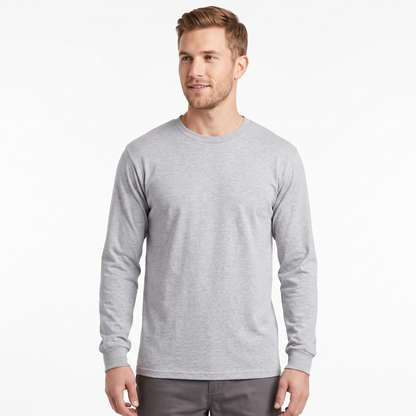 Playera Manga Larga Lisa de Shifon Con Puños #A135
