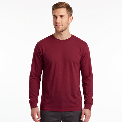 Playera Manga Larga Lisa de Shifon Con Puños #A135
