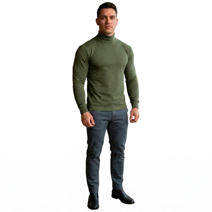 Playera Cuello De Tortuga Para Caballero #A001
