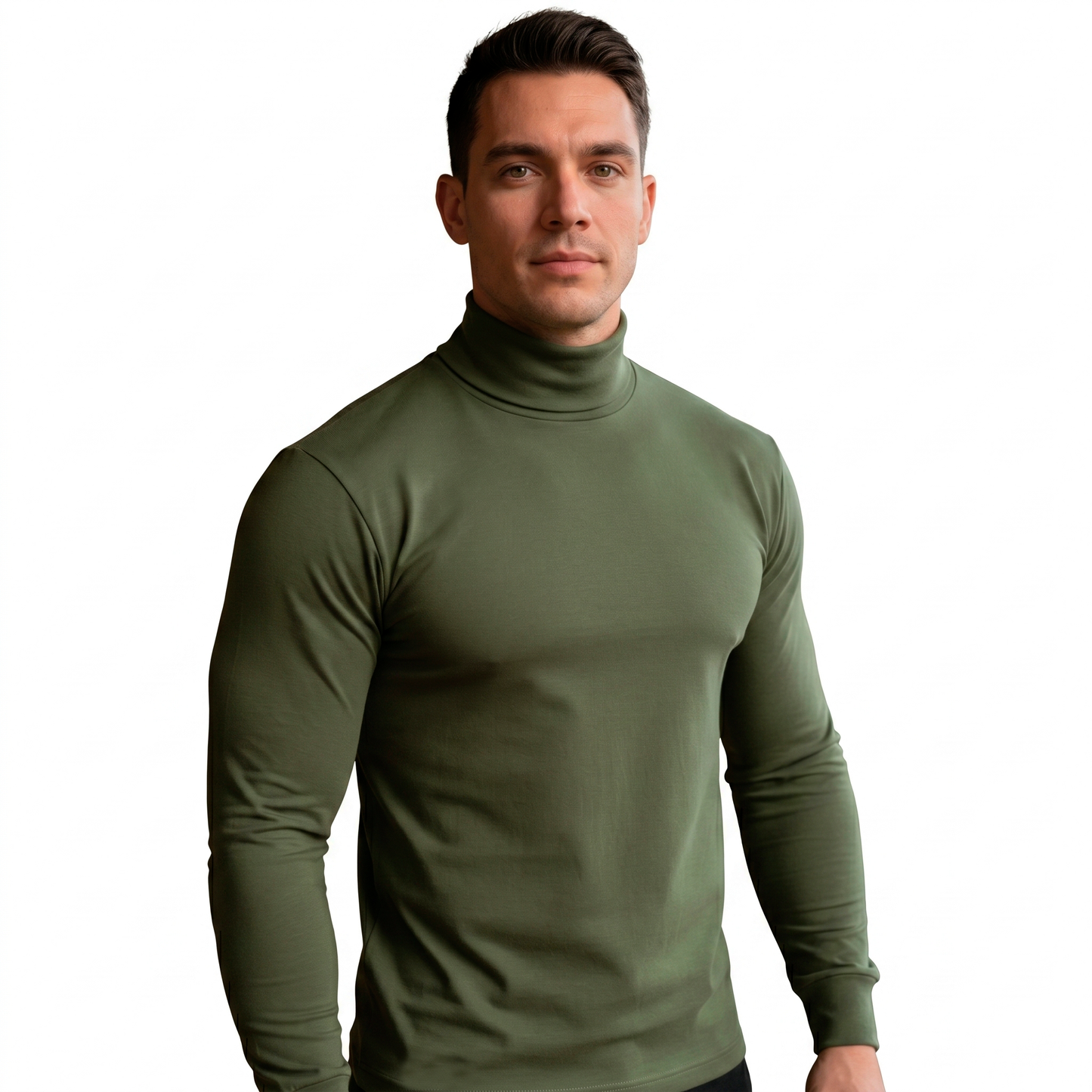 Playera Cuello De Tortuga Para Caballero #A001