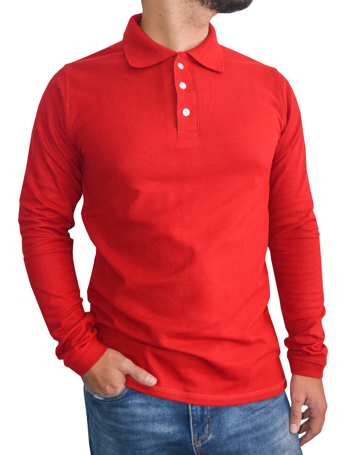 Manga Larga Camisas Polo Manga Corta Caballero Camisa Estilo Polo