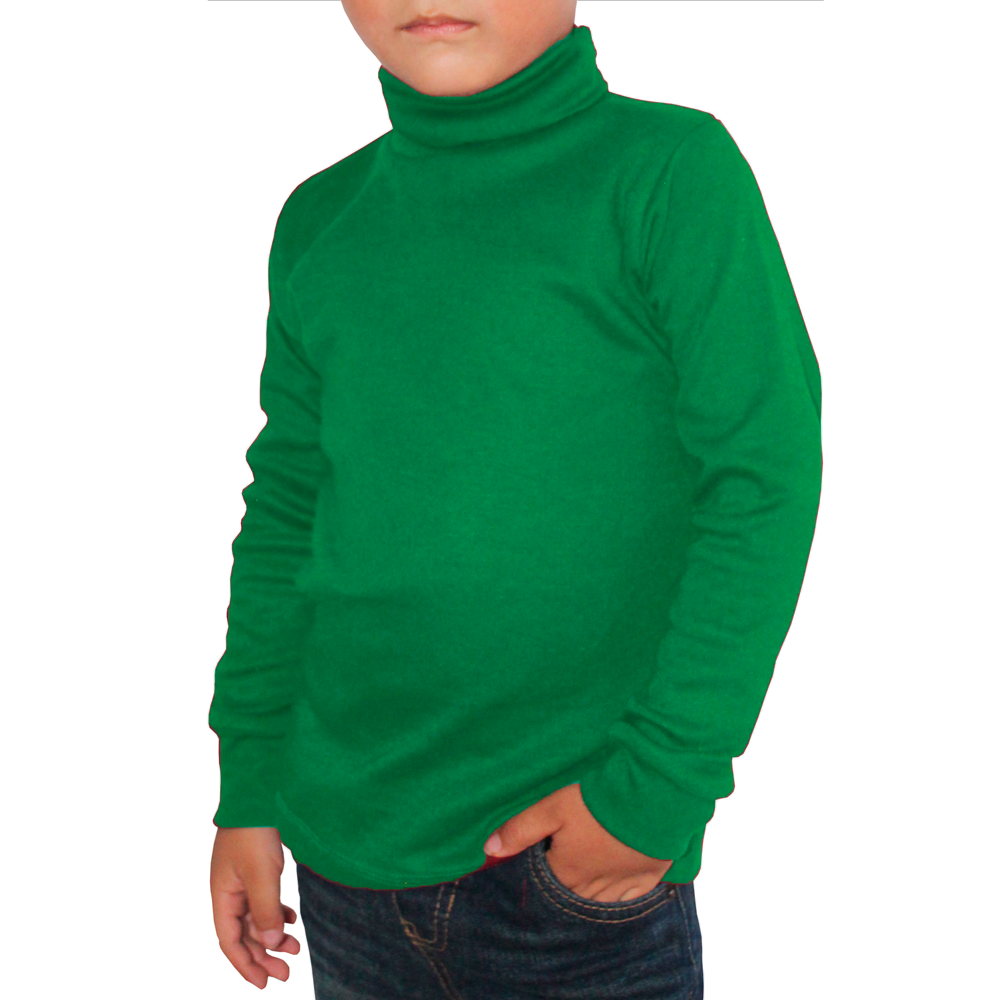 Playera Cuello de Tortuga Para  Niño #K001