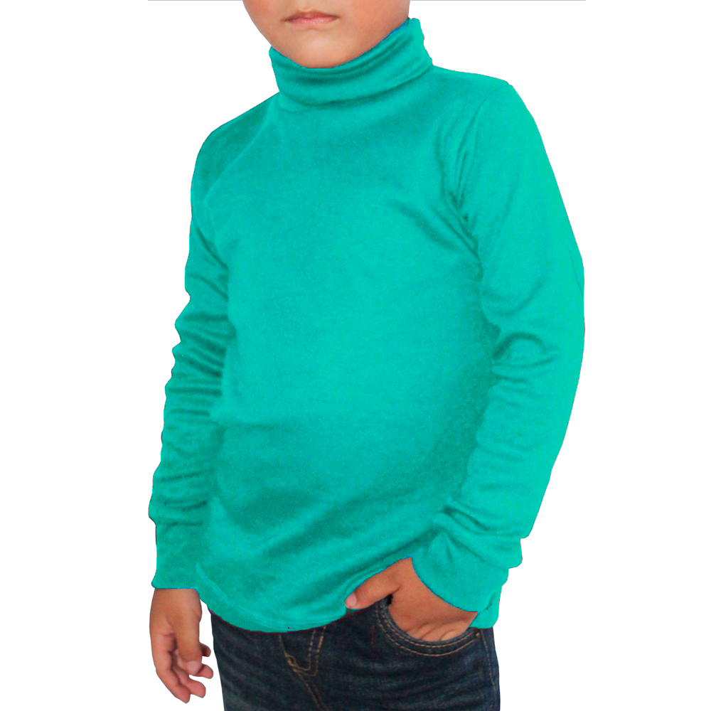 Playera Cuello de Tortuga Para  Niño #K001