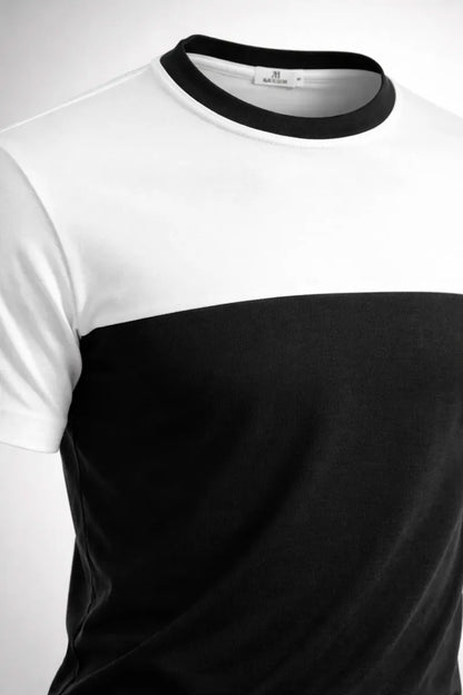 Playera Hombre Manga Corta Cuello Redondo 100% POL #A086