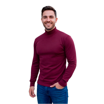 Playera Cuello Alto Lisa Para Caballero #A025