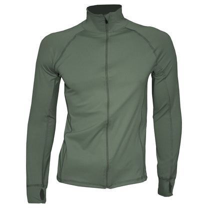 Chamarra Deportiva Cuello Alto Con Cierre Licra #A316