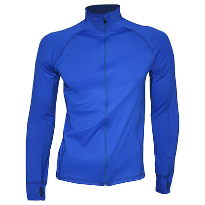 Chamarra Deportiva Cuello Alto Con Cierre Licra #A316